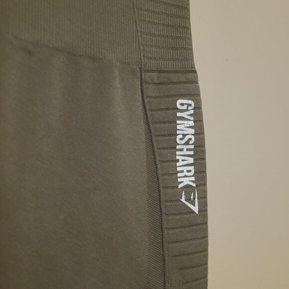 Gymshark | Women's Olive Green Energy Seamless Leggings (Size XXS) - Picture 5 of 11